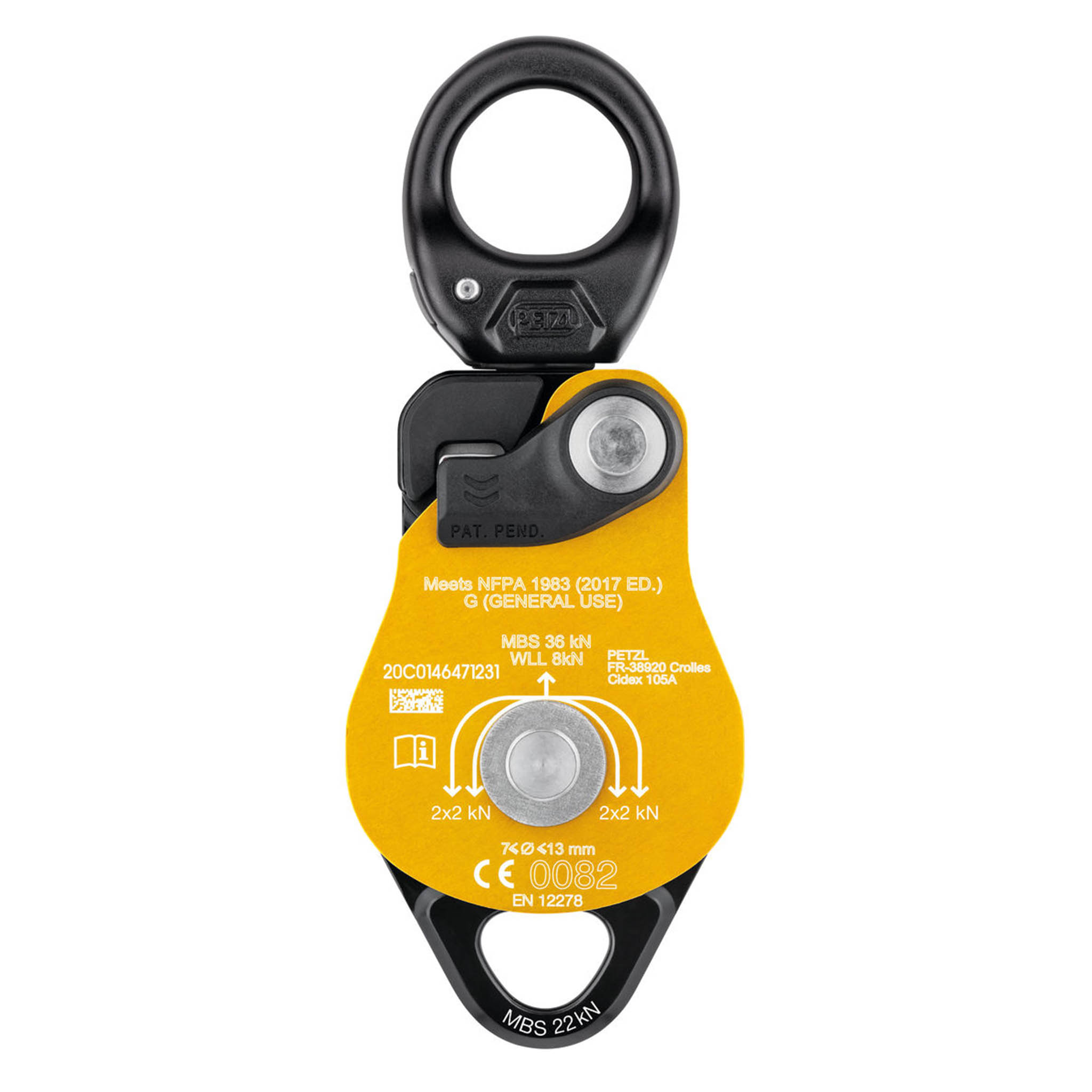 Petzl Spin L2 Double Pulley with Swivel – T'NT Work & Rescue