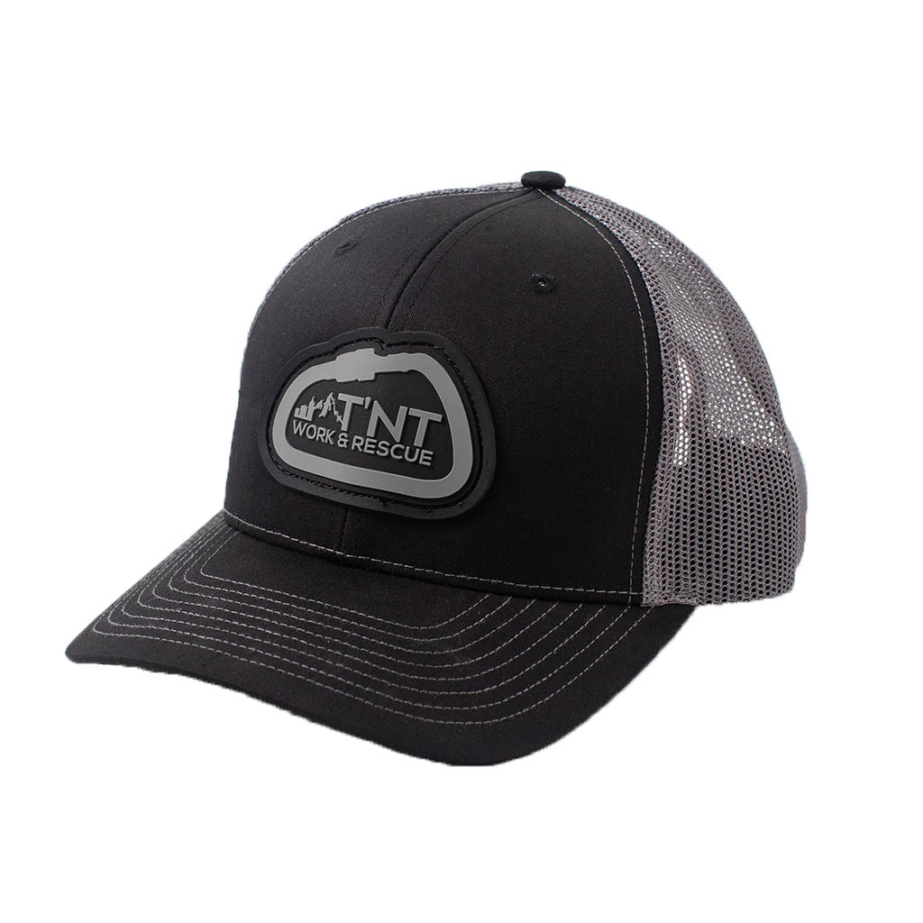 TNT Logo Hat with Grey PVC Patch – T'NT Work & Rescue