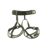 edelrid tactical harness with leg loops in khaki back