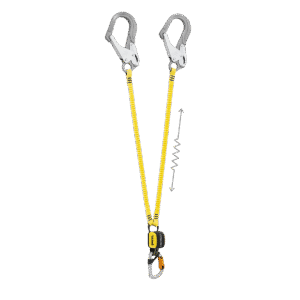 petzl absorbica y mgo 150cm (L014BB01) double lanyard full view