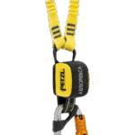 petzl absorbica y mgo 150cm flex (L014BB01) shock pack close up vertical